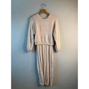 Current Air | Dresses | Anthropologie Current Air Layered Cream Sweater  Dress | Poshmark